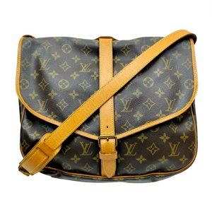 Auth Louis Vuitton Saumur 35 Crossbody #28044L43